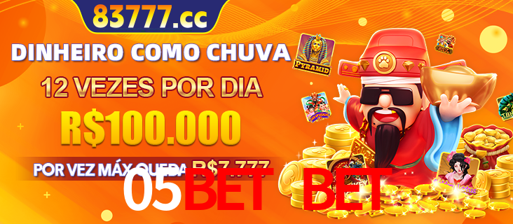 Banner do programa de recompensas Recomende para amigos do 05bet bet, detalhando os bônus por convidar amigos, com prêmios que chegam a R$288.888.